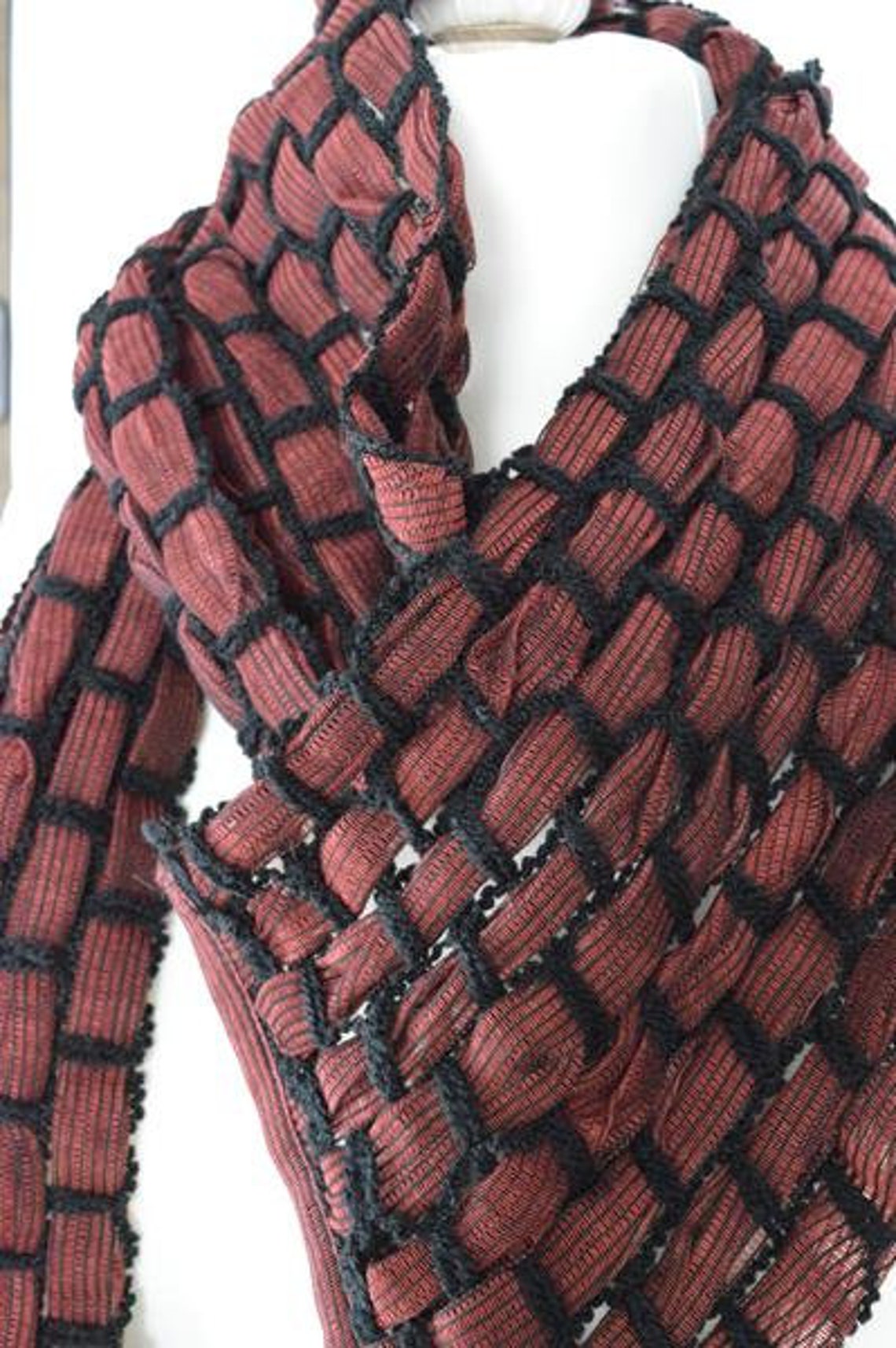 Crazy scarf Absolutely unique Etsy