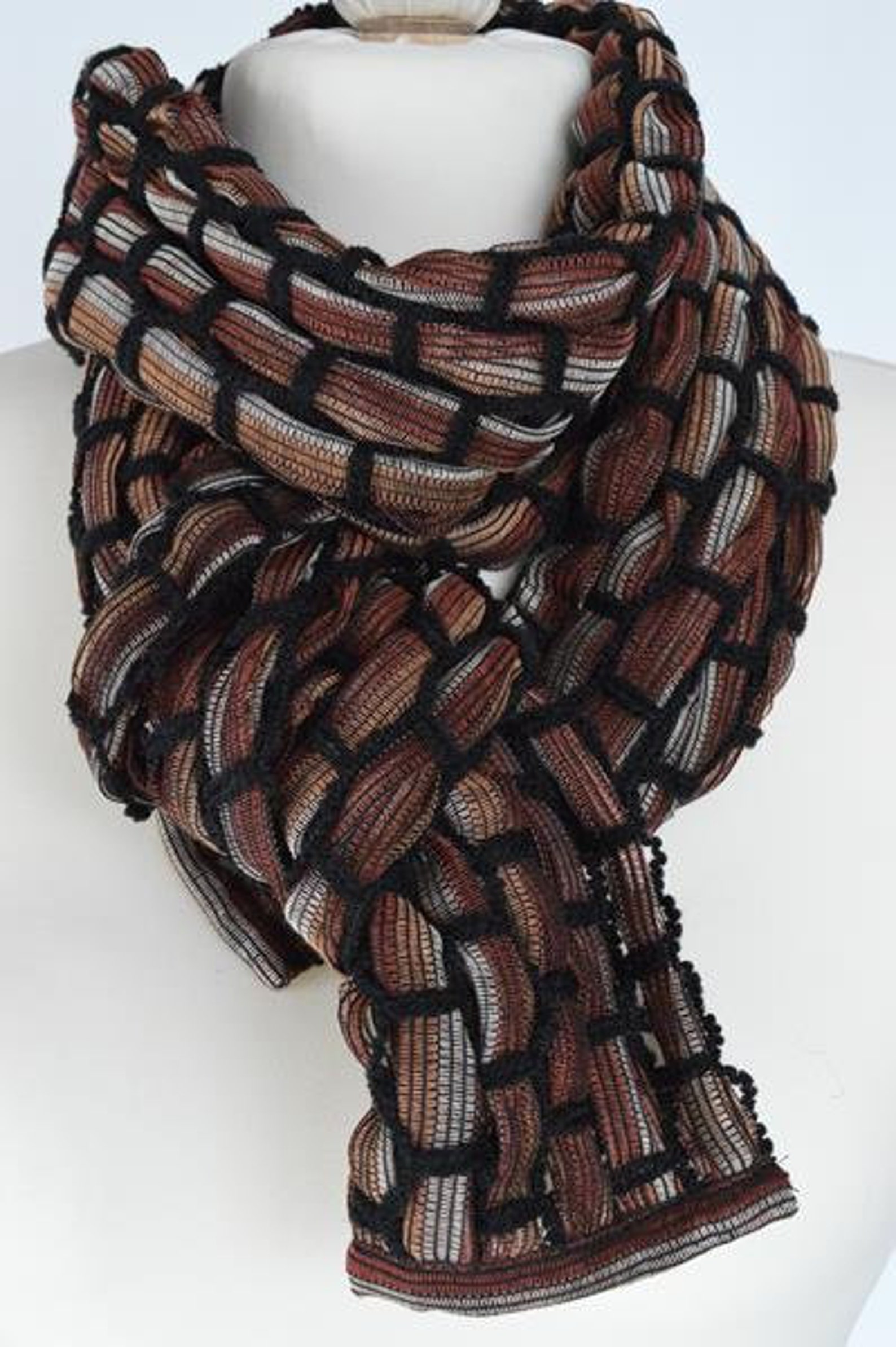 Crazy scarf Absolutely unique Etsy