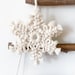 Macrame Snowflake Ornaments PDF Patterns - Set of 3 - Digital Download ...