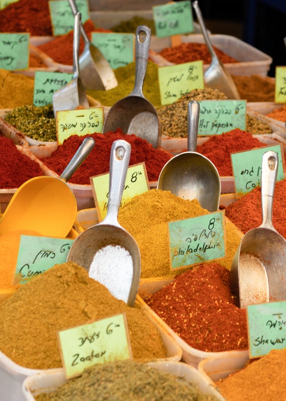 Middle East Spice Market Photographic Print Etsy