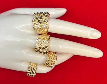 10k solid gold character ring