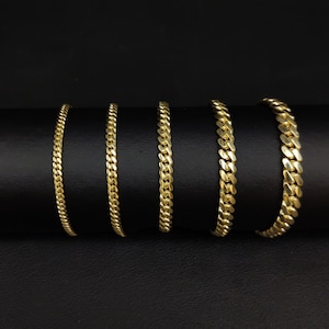 10k Real SOLID Gold Miami Cuban Chain Bracelet, Real Solid Gold Miami Cuban Bracelet, SOLID 10k Gold Bracelet, 10k Gold Miami Cuban Bracelet