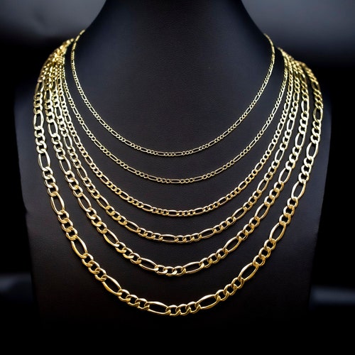 10K Gold Rope Chain Gold Rope Chain Necklace 2mm 2.2mm 2.6mm 3.2mm