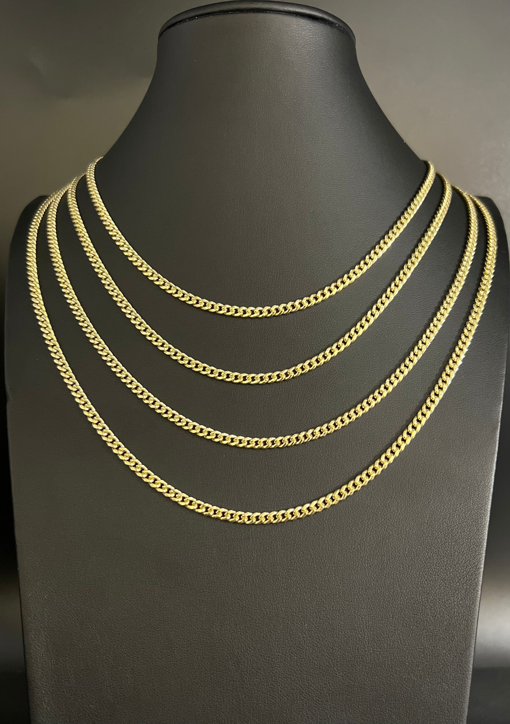 Cuban chain 10k gold best sale
