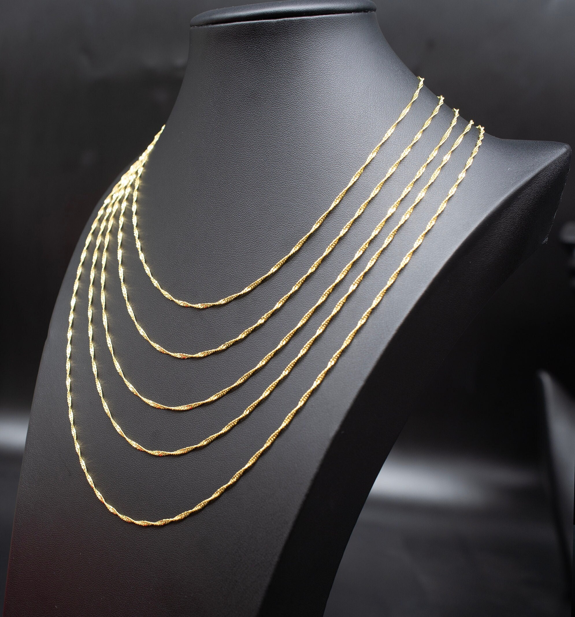10k Gold Rope Chain 1.8mm - Etsy