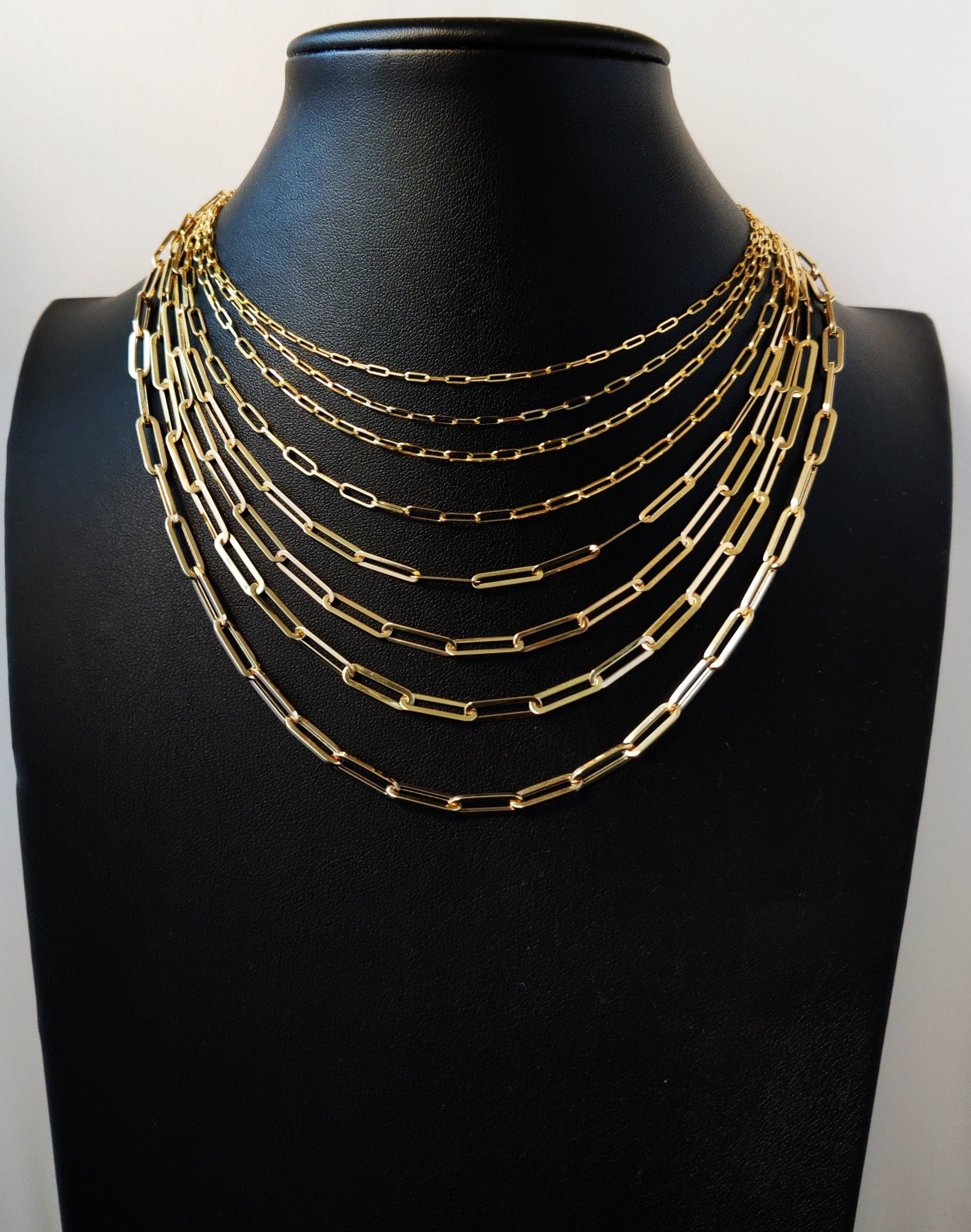 金750 ITALY チェーンネックレス 750 italy - Etsy 日本