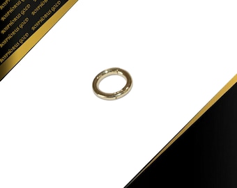 14K Solid Yellow, White, Rose Gold 8mm (5mm Inner Diameter: Read Description!!) Single Clicker Earring, Tragus Piercing
