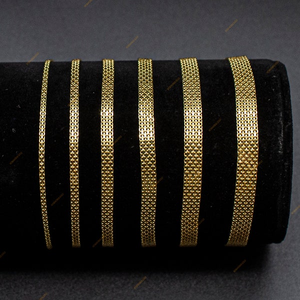 10K Real Solid Gold Bismarck Chain Bracelet, Bismark Bracelet, 10k Gold Bizmark Bracelet, 10k Gold Bracelet, Solid Gold Bracelet