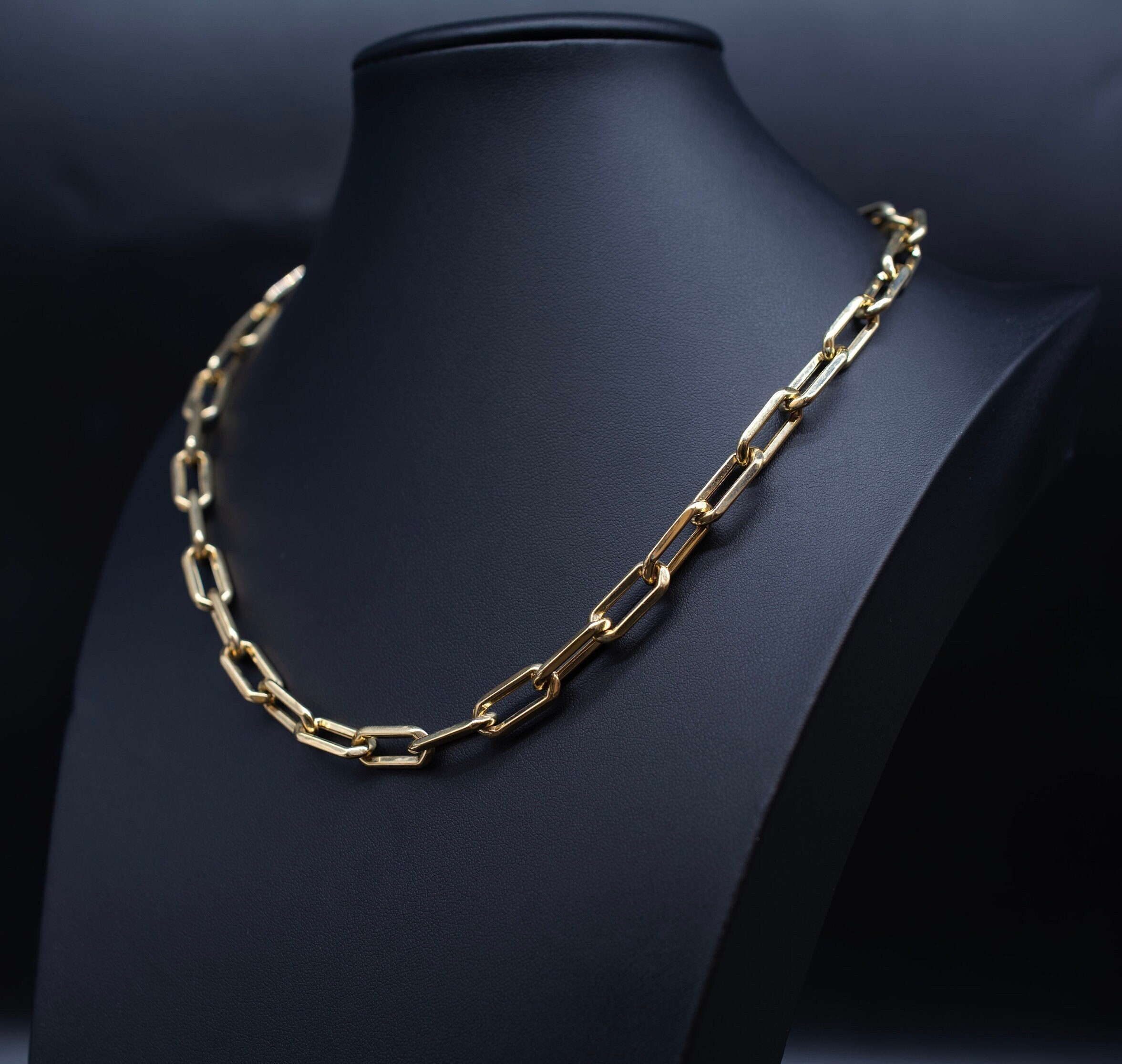 ★HAESOOL★Clip Chain Necklace paper_clip_chain_with_diamond_