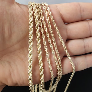 Gold Rope Chain, Gold Rope Necklaces, Rope Chain Jewelry, Buy Gold Rope Chain, Gold Twist Chain, Thick Gold Rope Chain, 14k Gold Rope Chain, Men's Gold Rope Chain, Women's Gold Rope Chain, Affordable Gold Rope Chain