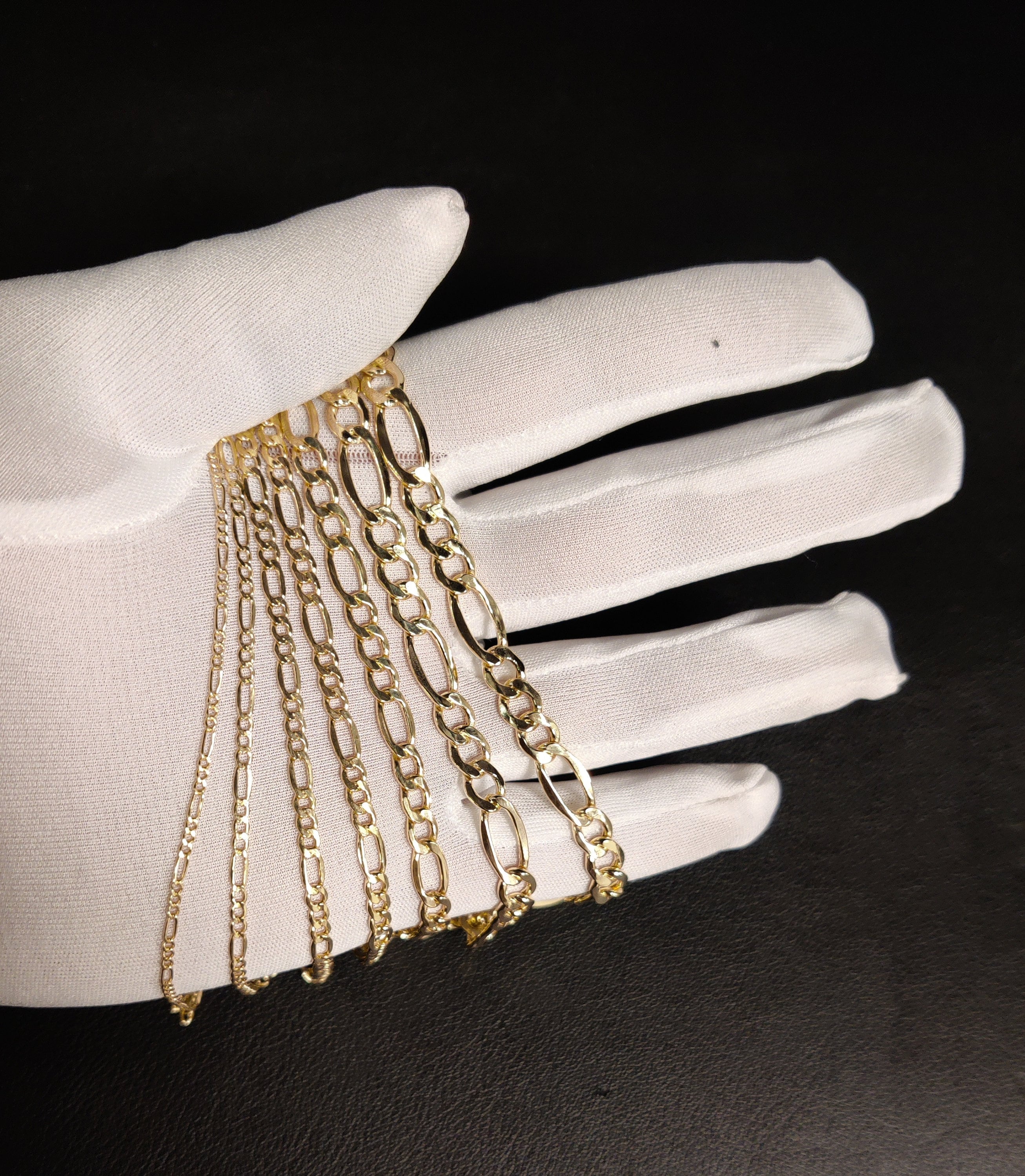 Collana Catena Figaro In Acciaio Inox Argento Per Donna E - Foto 5