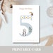 Happy 5th Birthday Card | Printable Panda Birthday Card | Printable ...