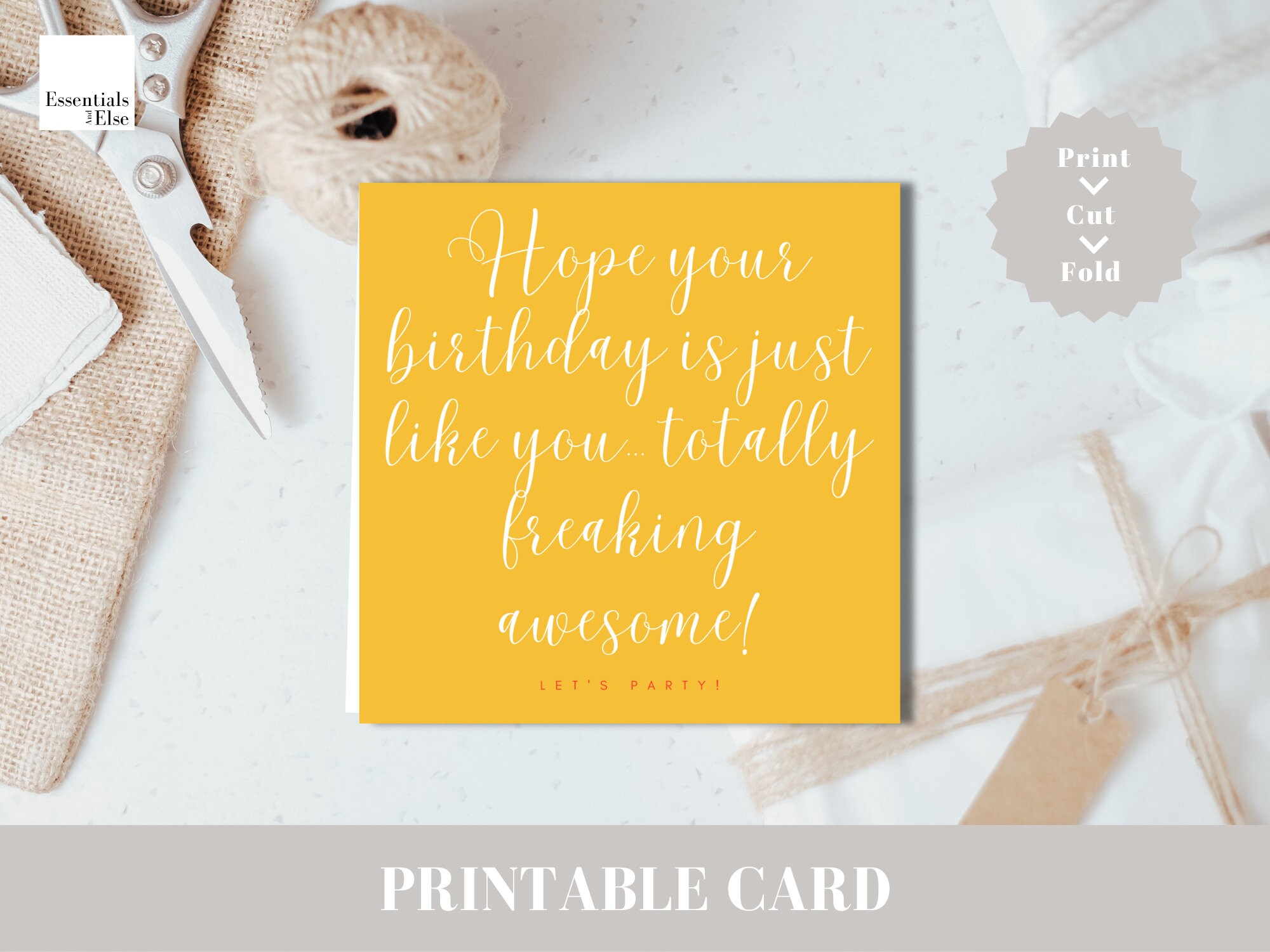 Printable Birthday Card | Friend Birthday Quote Card | Happy Birthday Digital Printable Card | Foldable Birthday Card | Digital Greetings - Etsy printable-birthday-card-friend-birthday-quote-card-happy-birthday-digital-printable-card-foldable-birthday-card-digital-greetings-etsy