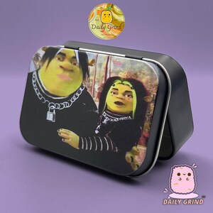 Parodia divertida emo gótica - Pequeña caja metálica con tapa abatible - Regalo