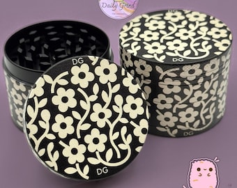 Mono Floral - 50 mm 4-teilige Metall Custom Grinder Geschenk