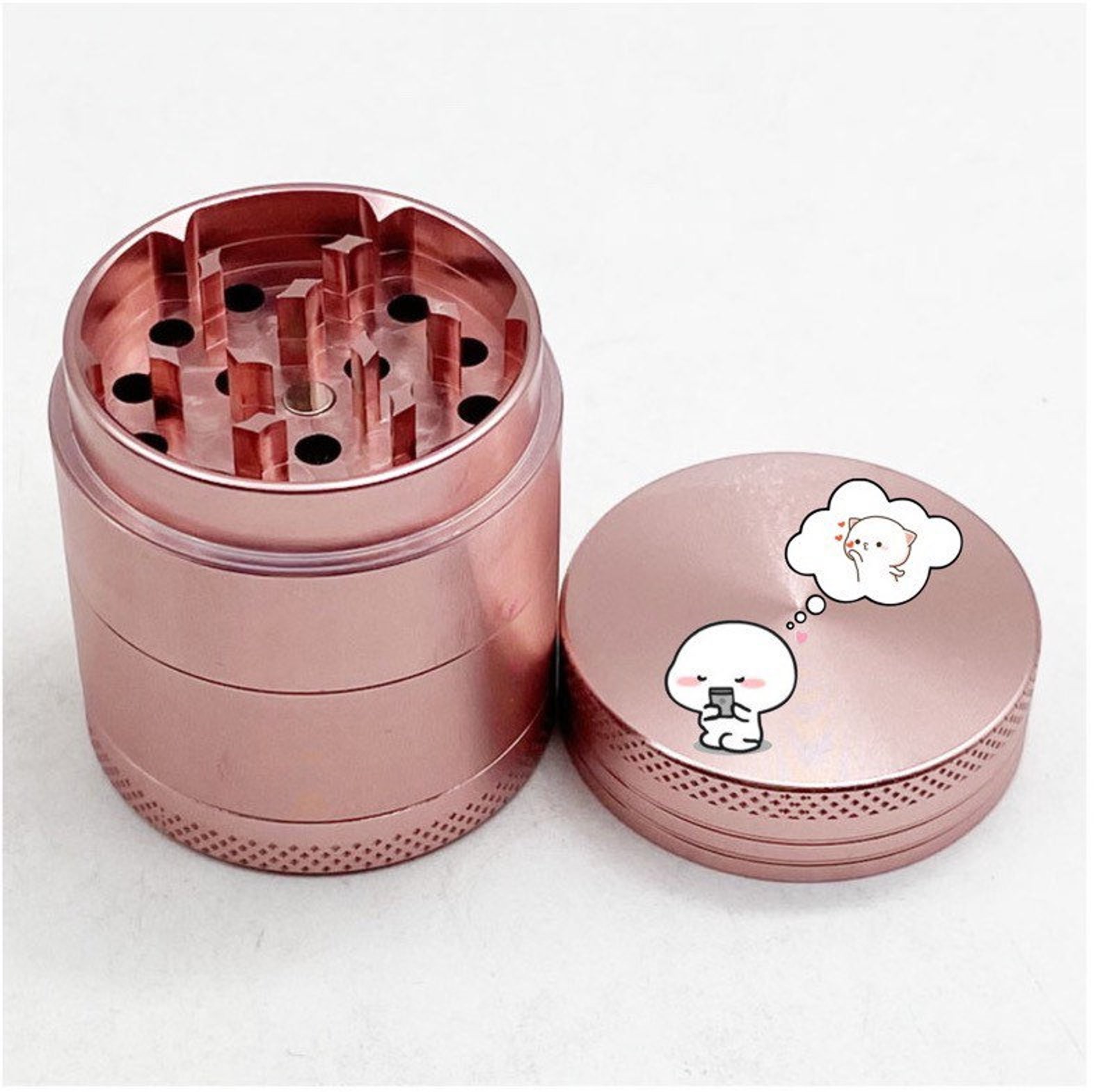 Cute Pink Metal Grinder 40mm 4 Part Metal Grinder with High Etsy