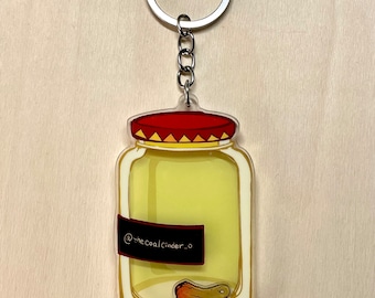 The last pickle- Shaker Acrylic Key Chain