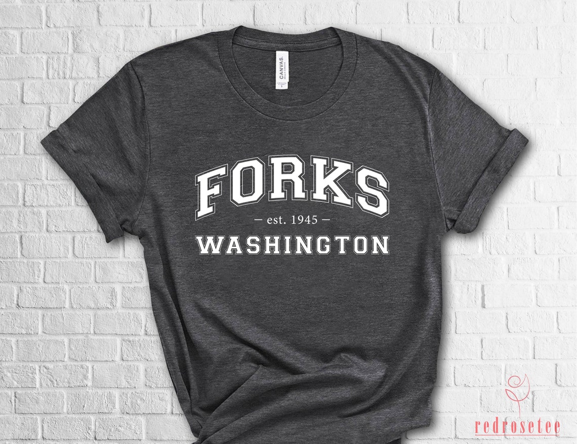 Forks Washington shirt Forks shirt City Of Forks Shirt City Etsy