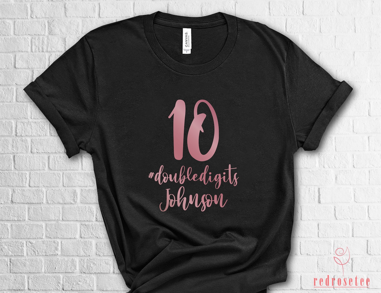 Zweistelliges Kinder 10. Geburtstagsshirt Personalisiertes Etsy