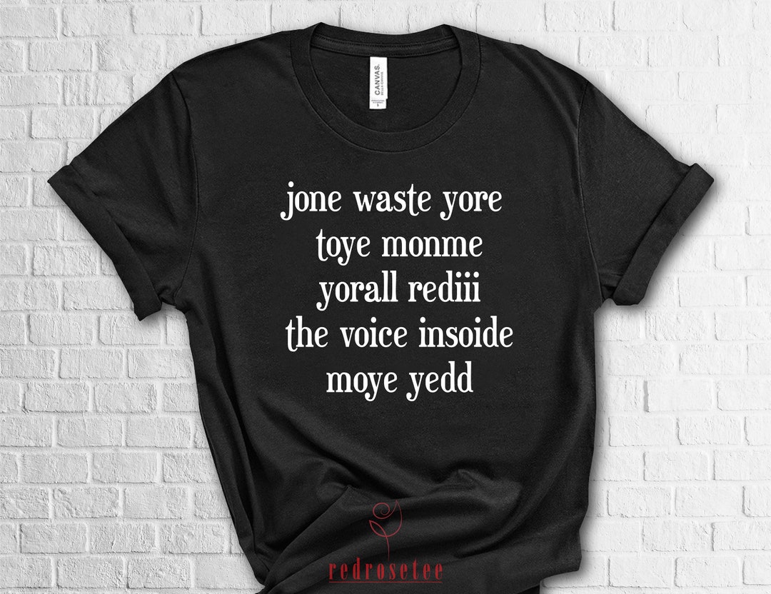 Jone Waste Shirt Jone Waste Yore Toye Monme Shirt Jone Waste - Etsy