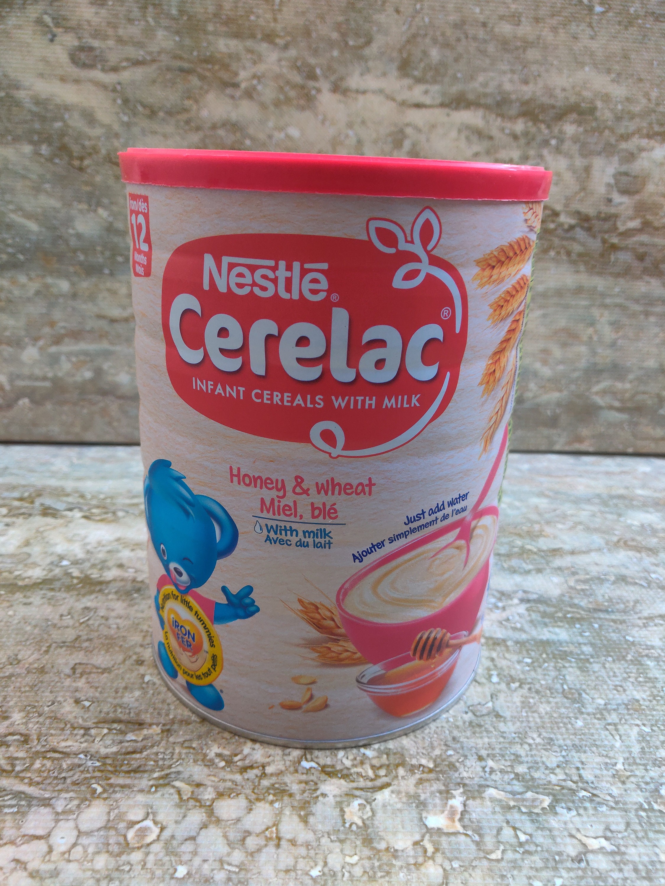Nestle Cerelac Infant Cereal With Milk 1 Kg Honey Wheat Etsy