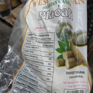 Cassava Fufu/ Placcali/ Agbélimakoumè/ Water Fufu - 1 kg
