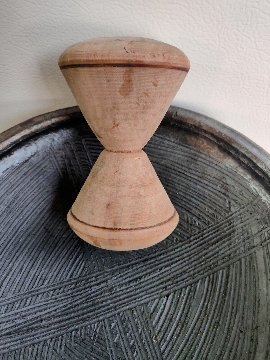 Apotoyewa/ Asanka Ghanaian Clay Mortar & Wooden Pestle for Etsy