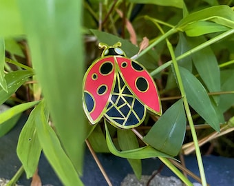 Lavish Ladybug Enamel Pin