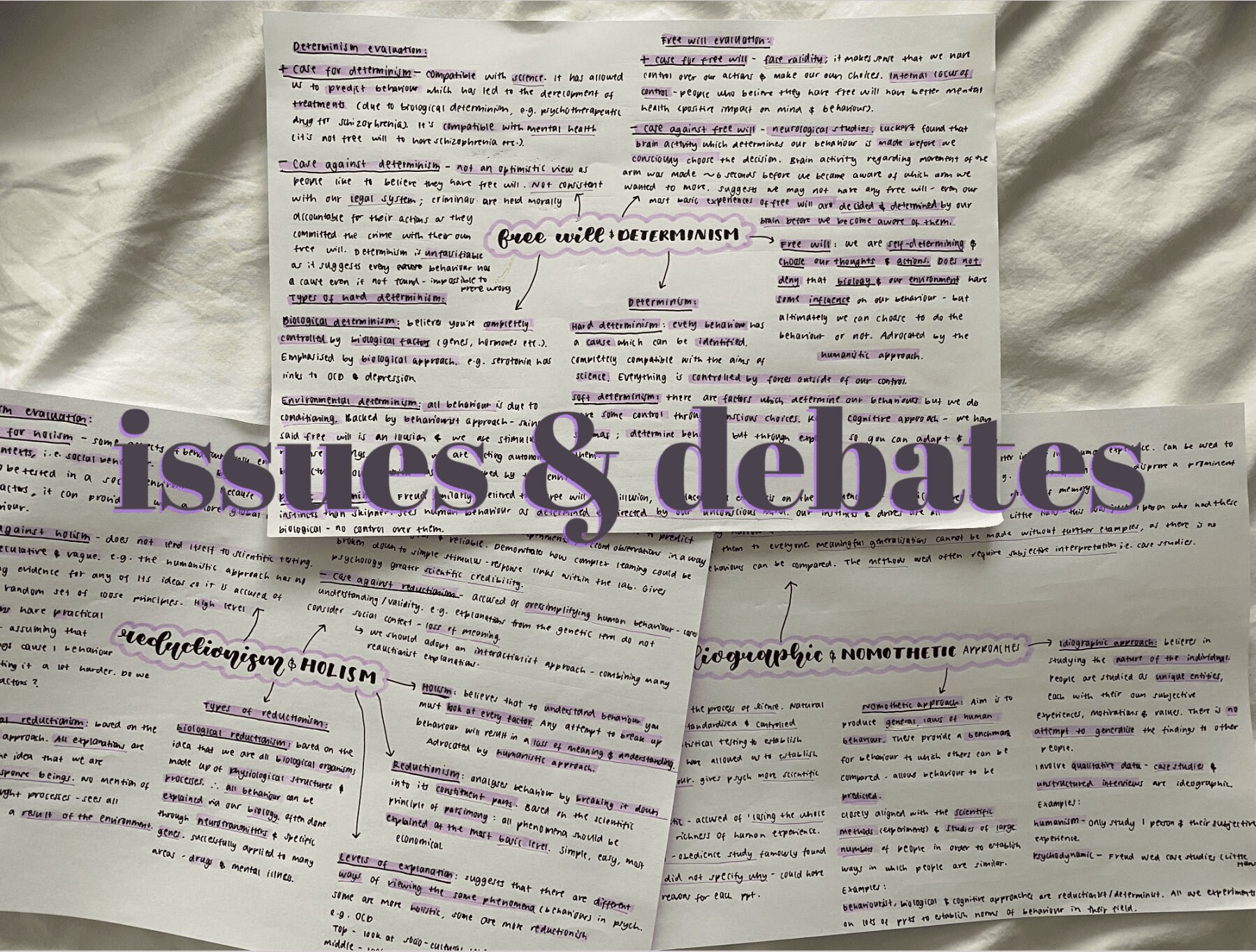 a level psychology issues and debates revision aqa etsy