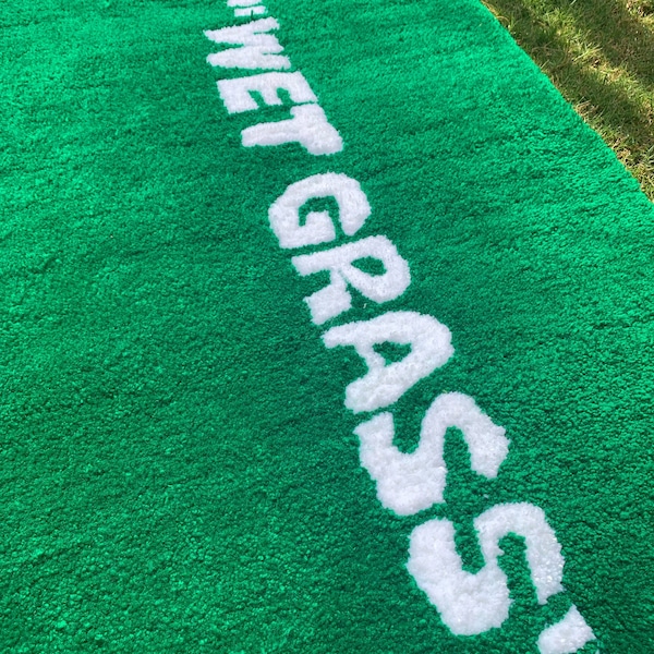offwhite grass rug
