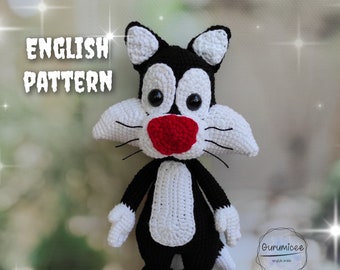 Amigurumi sylvester english crochet pattern