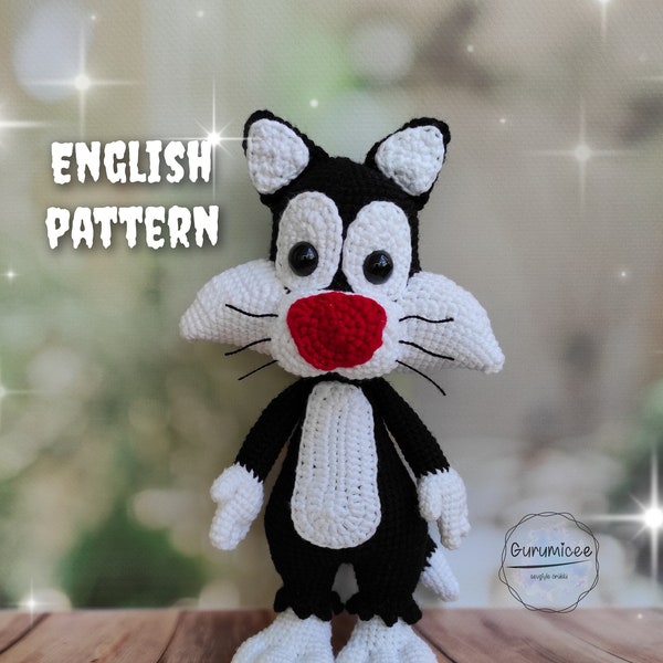 Amigurumi sylvester english crochet pattern