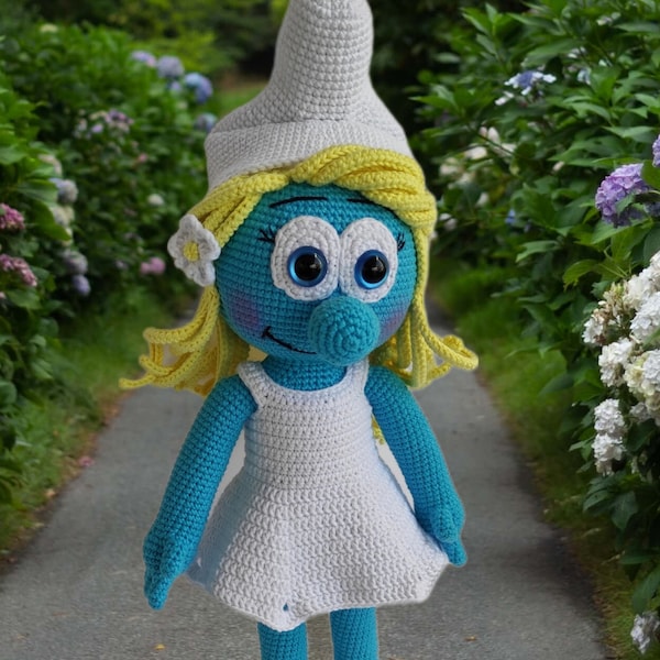 Smurfette Amigurumi Crochet Pattern (Gurumicee)