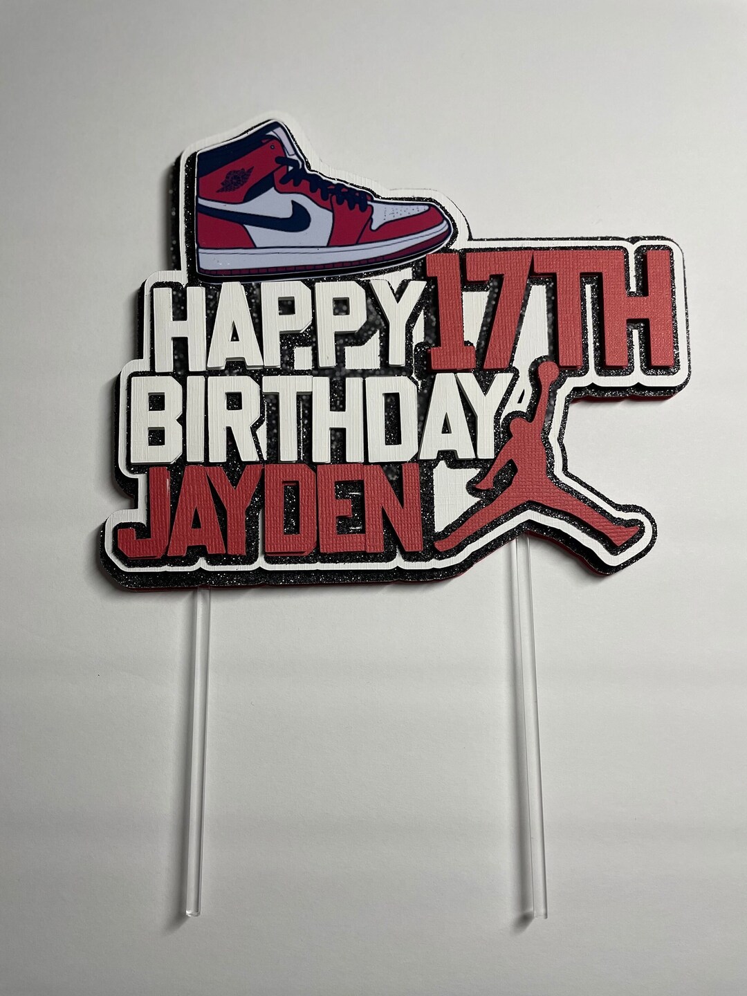 Jordan Cake Topper Sneaker Cake Topper Custom Cake Topper - Etsy