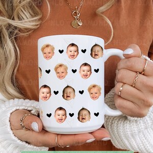 Custom coffee mug, custom photo mug, personalized cup, personalized baby mug,Custom baby face mug,Grandma gift, Grandpa gift,photo mug gift