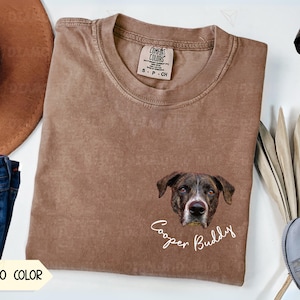 Custom Dog Mom Shirt, Custom Dog Dad Shirt, Comfort Colors Shirt, Personalized Dog Shirt, Gift for Mom, Valentines Day Shirt, Valentine, Pet