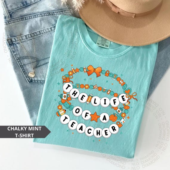 Comfort Colors The Life of a Teacher Shirt, Back to School Teacher Shirt, New Teacher Gift, Teacher Appreciation, Elementary School Shirt