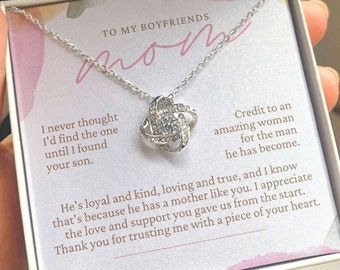 Christmas Gift for Boyfriends Mom, Boyfriends mom necklace, Gifts for Boyfriends Mom, Boyfriends Mom Christmas Gift, Boyfriends Mom Gift