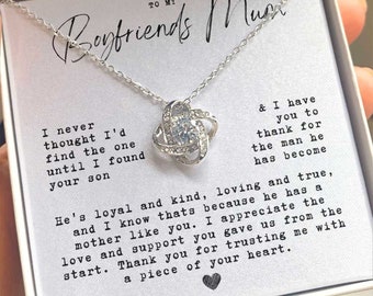 To my boyfriends mum,  Boyfriends Mum Gift, Gifts for Boyfriends Mum, I never thought