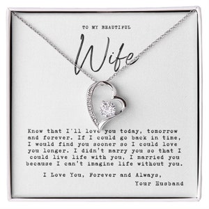 To my wife - today, tomorrow and forever