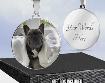 Picture Necklace, Circe Pendant, personalized photo
