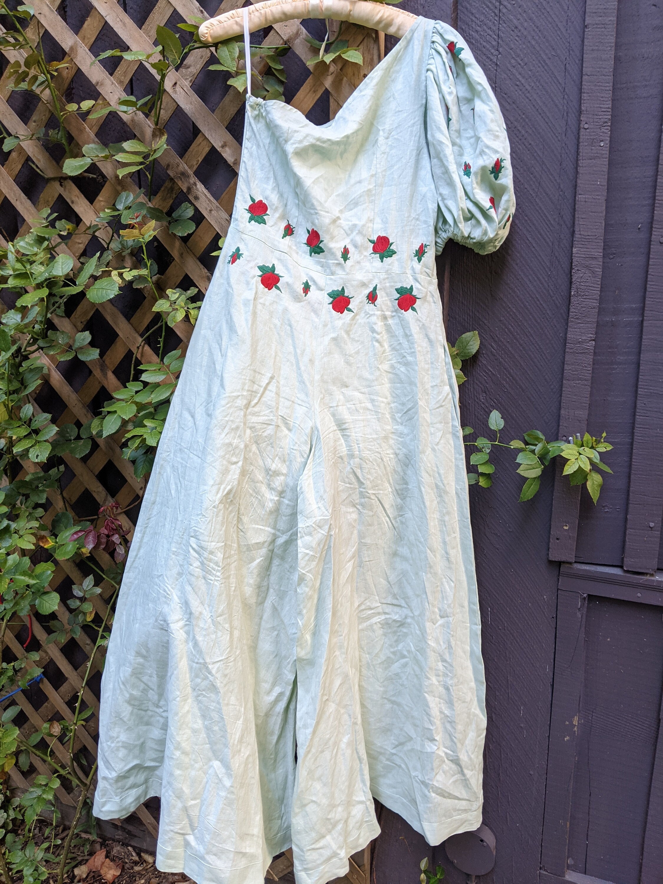 Wedding Jumpsuit Embroidered - Etsy