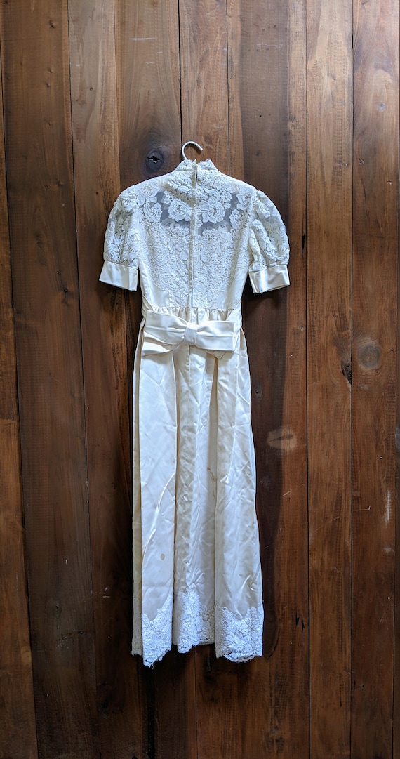 Vintage Edwardian Style Wedding Dress - image 3