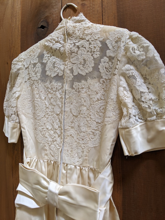 Vintage Edwardian Style Wedding Dress - image 4