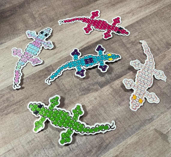 LIZARD/Same＋ステッカー【24bit デジタル・リマスタリング盤】 90's Beaded Lizard Vinyl Sticker | Retro Image Decal | Nostalgic