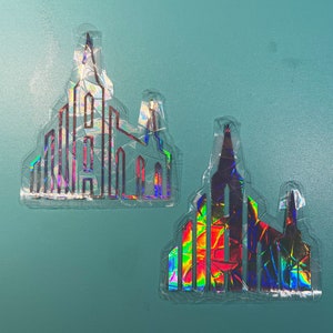 Strive to Be LDS Children and Youth Static Window Cling Prismatic Suncatcher | LDS Home Decor | Baptism & Youth Gift | Window Decoration
