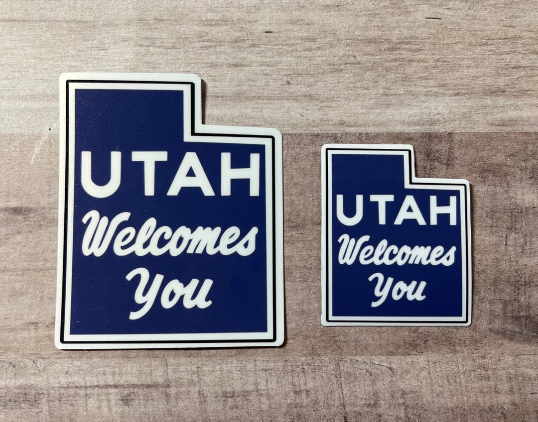 Utah You Vinyl Sticker State Image Decal Travel Souvenir