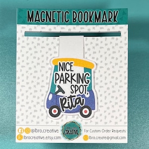 Nice Parking Spot, Rita Bluey Inspired Grannies Magnetic Bookmark  | Perfect for Fans | Cute Gift Idea for Kids | Bookmarker and Accessory