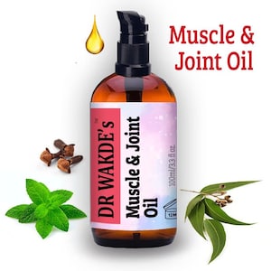 DR WAKDE&#39;S Muscle and Joint Oil | Soothing and Relaxing | Fast Acting, Effective Relief | All Natural