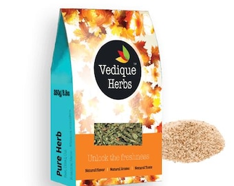 VEDIQUE HERBS Psylliumskal (Isubgol) - 250 g (8,8 oz) | Rå, Oraffinerad, Torkad | Hel